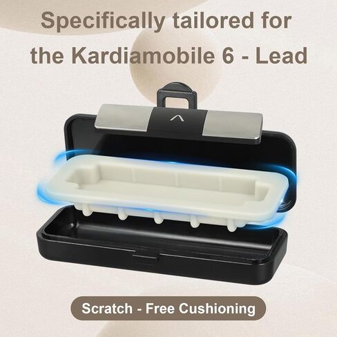 حافظة هاتف Kardia لهاتف Kardia Mobile 6L & 6L Max - مقاومة للصدمات، ومقاومة للماء، ومقاومة للخدش، مع وسادة داخلية من السيليكون لجراب شاشة Kardia Mobile EKG in Saudi Arabia