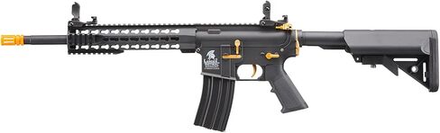 Lancer التكتيكية Gen 2 Airsoft M4 Carbine 10 "KeyMod Piactinny AEG Rifle-1000 Rounds 0.20g BBS، 9.6v Nimh البطارية والشاحن متضمنان in Kuwait