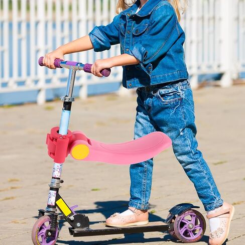 Toyvian Adjustable Scooter Seat Attachment Scooter Saddle Replacement Foldable Scooter Seat for Kids Scooter Accessories in Saudi Arabia