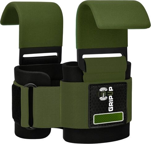 Weight Lifting Hooks – Heavy Duty Gym Straps for Deadlifts, Pull-Ups, Rows & Strength Training Secure Grip Support for Weightlifting, Powerlifting CrossFit Nylon & Neoprene Padding in Saudi Arabia