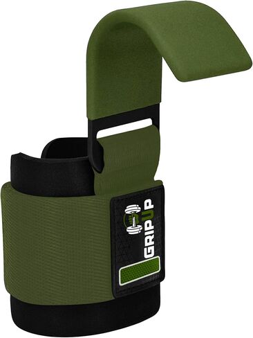 Weight Lifting Hooks – Heavy Duty Gym Straps for Deadlifts, Pull-Ups, Rows & Strength Training Secure Grip Support for Weightlifting, Powerlifting CrossFit Nylon & Neoprene Padding in Saudi Arabia