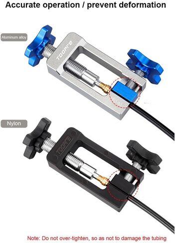 2 in 1 Bicycle Oil Needle Insertion Tool, Bicycle Brake Hydraulic Hose Repair Tool Needle Driver Cutter Tool, Oil Tube Pushing Device Bicycle Hydraulic Hose Fitting Insert Tool for Road MTB Bike in Saudi Arabia