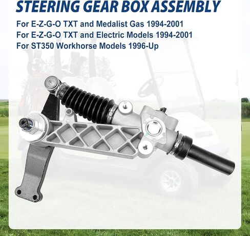 Steering Gear Box Assembly Compatible with EZGO TXT Golf Cart Medalist 1994-2001 ST350 Workhorse 1996-UP 70314-G01 70314-G02 in Saudi Arabia