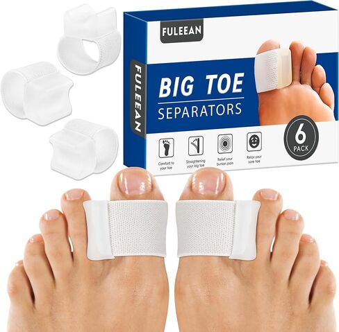 Big Toe Spacers,Hallux Valgus Corrector,Relieve Bunion Pain,Prevent Overlapping Toes, All-Day Comfort for Men & Women, Fits in Shoes. in Saudi Arabia
