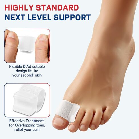 Big Toe Spacers,Hallux Valgus Corrector,Relieve Bunion Pain,Prevent Overlapping Toes, All-Day Comfort for Men & Women, Fits in Shoes. in Saudi Arabia