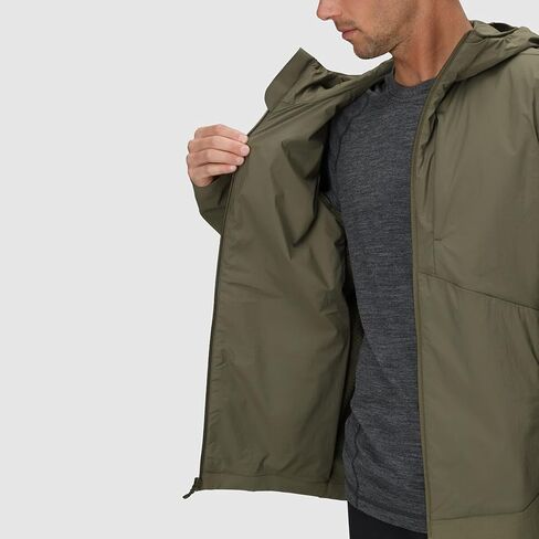 هوديي Shadow Hybrid للرجال من Outdoor Research | سترة معزولة بسحاب، خفيفة الوزن، مقاومة للماء في المطر الخفيف in Kuwait