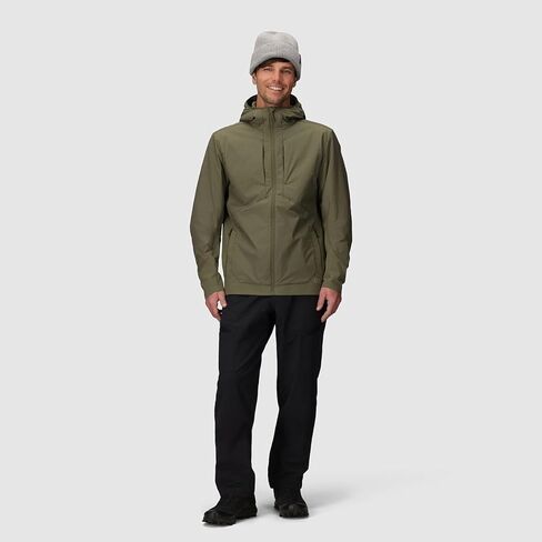 هوديي Shadow Hybrid للرجال من Outdoor Research | سترة معزولة بسحاب، خفيفة الوزن، مقاومة للماء في المطر الخفيف in Kuwait