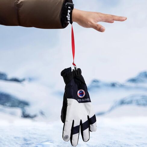 RunNico Adjustable Ski Glove Leash, Extended Skiing Glove Straps, Outdoor Ski Wrist Handcuffs for Hanging Gloves Winter Snowboarding Activities Accessories in Kuwait