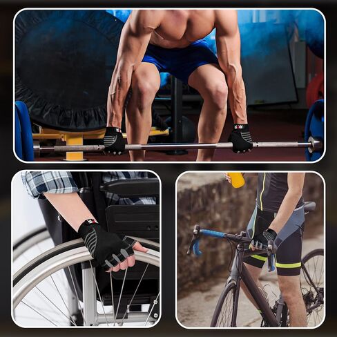 Gym Gloves for Weight Lifting,Workout Gloves with Full Palm Protection–Breathable Fitness Glove for Men & Women,Powerlifting,Pull Ups,Cycling,Gym Training in Saudi Arabia