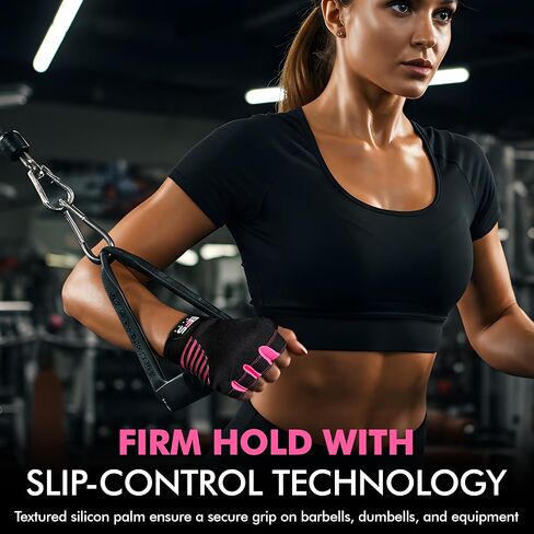 Gym Gloves for Weight Lifting,Workout Gloves with Full Palm Protection–Breathable Fitness Glove for Men & Women,Powerlifting,Pull Ups,Cycling,Gym Training in Saudi Arabia