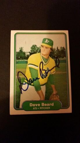 Dave Beard Athletics 1982 Fleer # 87 Tigers Cubs توقيع أصلي موقع FB15 - بطاقات بيسبول موقعة in Saudi Arabia