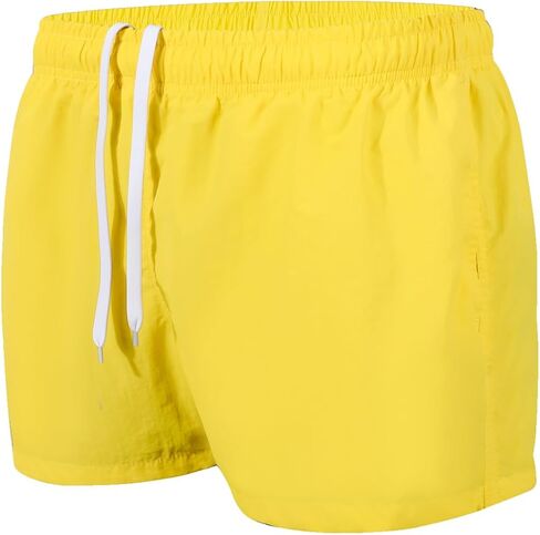 3 Inch Mens Swim Trunks Short Swim Shorts Quick Dry Mens Swim Suits in Saudi Arabia