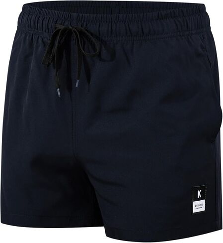 3 Inch Mens Swim Trunks Short Swim Shorts Quick Dry Mens Swim Suits in Saudi Arabia