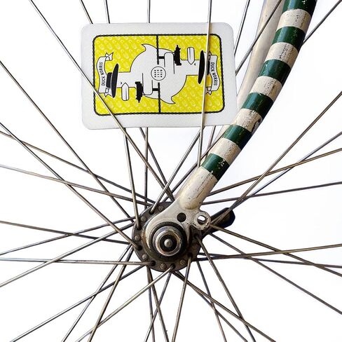 Reflective Bicycle Spoke Cards (Set or 4) | Safety & Visibility | Easy Mounting on Spokes in Saudi Arabia