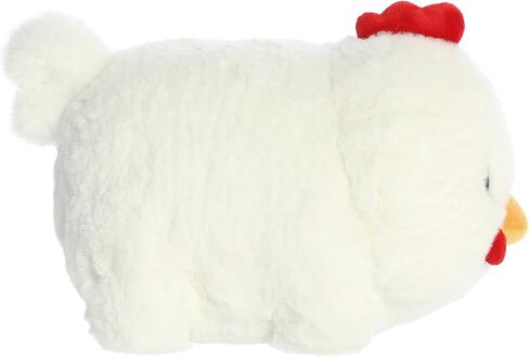 Aurora® Adorable Spudsters™ Claire Chicken™ Stuffed Animal - Round Shape Makes for Comforting Cuddles - Perfect for Kids All Ages and Animal Loving Adults - White 10.5 Inches in Saudi Arabia