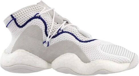 adidas Men's Crazy Byw High Top Sneakers, White/White, 13 in Saudi Arabia