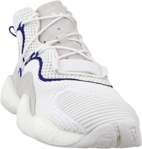 adidas Men's Crazy Byw High Top Sneakers, White/White, 13 in Saudi Arabia