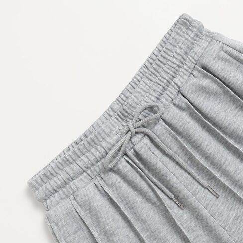 Women's Drawstring High Waisted Loose Fit Sweatpants - Straight Leg Casual Lounge Trousers with Pockets in Kuwait