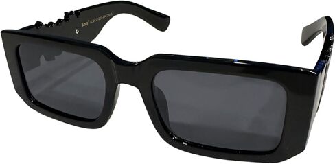 Street Legend Sunglasses Thick Frame Square Shades Unisex Classic Lowrider Cholo Style Black Frame Streetwear in Saudi Arabia