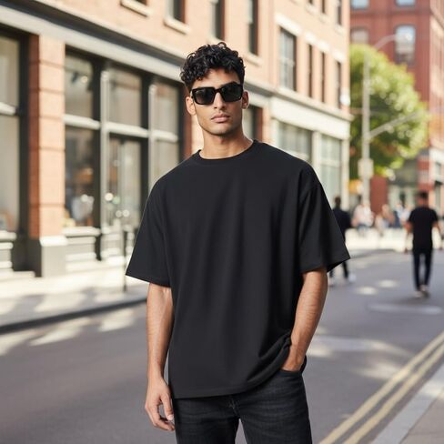 Street Legend Sunglasses Thick Frame Square Shades Unisex Classic Lowrider Cholo Style Black Frame Streetwear in Saudi Arabia