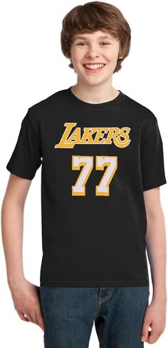 Outerstuff Luka Doncic Los Angeles Lakers #77 Youth Boys Size Player Name & Number T-Shirt in Saudi Arabia
