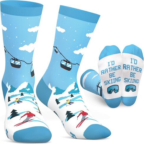 FOURSTUFF Ski, Cycling, Basketball, Golf, Pickleball, Softball, Volleyball, Wrestling, Soccer - Sports Socks for Women Men in Saudi Arabia