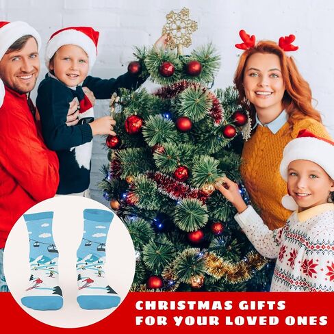 FOURSTUFF Ski, Cycling, Basketball, Golf, Pickleball, Softball, Volleyball, Wrestling, Soccer - Sports Socks for Women Men in Saudi Arabia