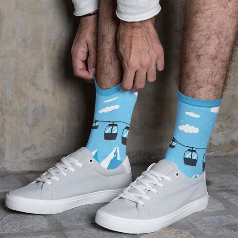 FOURSTUFF Ski, Cycling, Basketball, Golf, Pickleball, Softball, Volleyball, Wrestling, Soccer - Sports Socks for Women Men in Saudi Arabia
