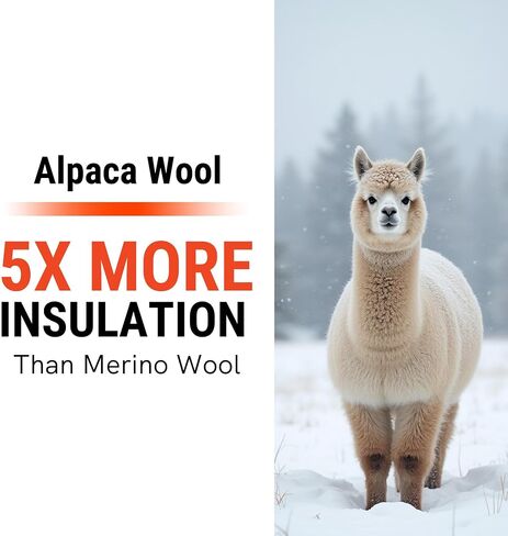 جوارب التزلج على الجليد من Pure Athlete Alpaca - جوارب شتوية مبطنة بصوف الألبكة أصلية مصنوعة في الولايات المتحدة الأمريكية للرجال والنساء in Saudi Arabia