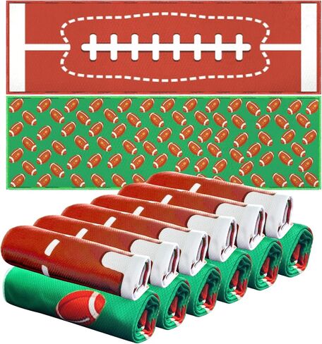 OPSO Football Cooling Towel Set, 40 x 12 inches, 12 Pack, Microfiber Sports Towels for Baseball, Soccer, Golf LCE Towel Microfiber Sports Towels for Player (Football 3) in Kuwait