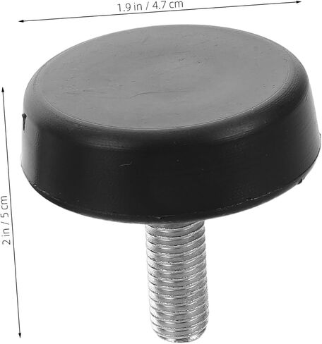 Milisten 4pcs Adjustable Treadmill Feet Replacement Screws for Home Fitness Equipment Mounting Bolts Firm Base Non- Design for Enhanced Stability in Saudi Arabia