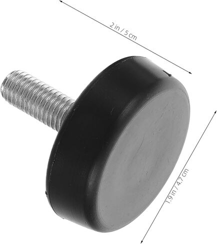 Milisten 4pcs Adjustable Treadmill Feet Replacement Screws for Home Fitness Equipment Mounting Bolts Firm Base Non- Design for Enhanced Stability in Saudi Arabia