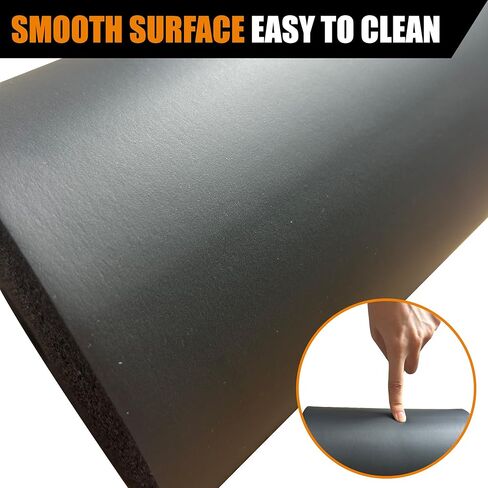 4 قطع من أسطوانة الوسادة الإسفنجية، وسادة بديلة من الفوم لتمديد الساق وطاولة انعكاس مقعد الوزن ومعدات التمارين الرياضية المنزلية، مناسبة لقضيب 1 بوصة (7.87 بوصة طول × 4.72 بوصة عرض × 1.18 بوصة معرف) in Kuwait