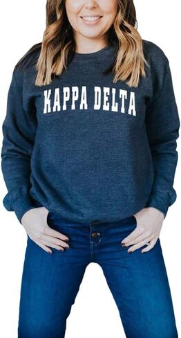 Kappa Delta Letterman Crewneck Sweatshirt in Saudi Arabia