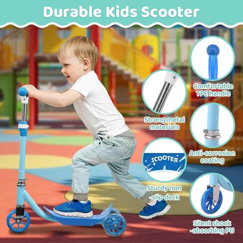 Kick Scooter, 3 Wheel Kick Scooter for Ages 3+ in Saudi Arabia