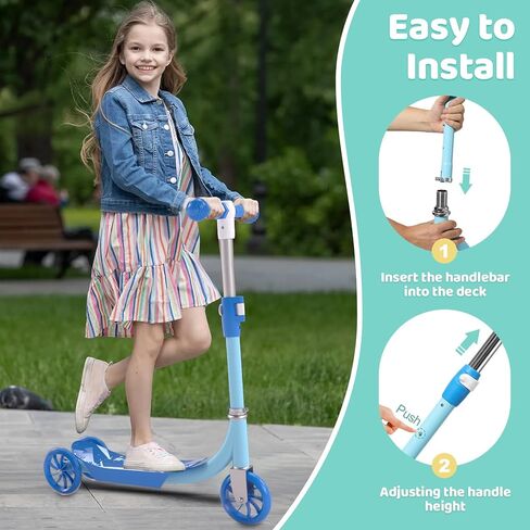 Kick Scooter, 3 Wheel Kick Scooter for Ages 3+ in Saudi Arabia