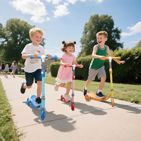 Kick Scooter, 3 Wheel Kick Scooter for Ages 3+ in Saudi Arabia