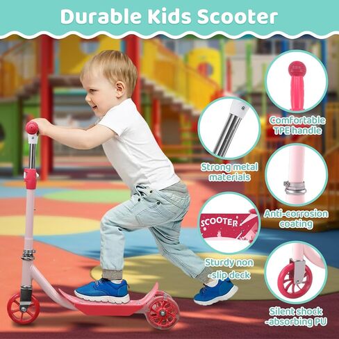 Kick Scooter, 3 Wheel Kick Scooter for Ages 3+ in Saudi Arabia