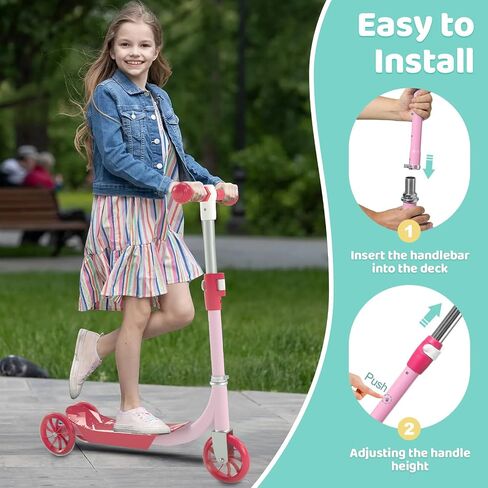 Kick Scooter, 3 Wheel Kick Scooter for Ages 3+ in Saudi Arabia