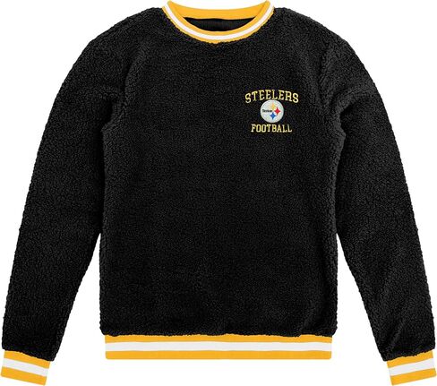 FOCO Pittsburgh Steelers NFL Mens Sherpa Crewneck Sweater - M in Saudi Arabia