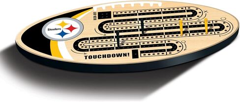 لعبة لوح الكريبج من ماستربيس NFL Steelers - مجموعة كرة قدم مرخصة رسميًا in Kuwait