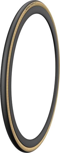 إطار طريق ميشلان باور كوب TLR - إطار قابل للطي بدون أنبوب مقاس 700x28C مع مركب X-Race، وتقنية Tubeless Shield، Tanwall، 4x120 TPI، قبضة وأداء معززين لدراجات السباق والتجول in Saudi Arabia