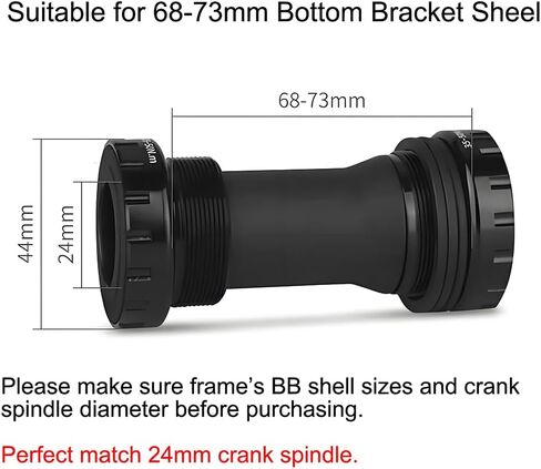 دعامة سفلية للدراجة، دعامة سفلية ملولبة 68-73 مم BSA لدراجة الطرق الجبلية، مجموعة دعامات سفلية BB in Kuwait