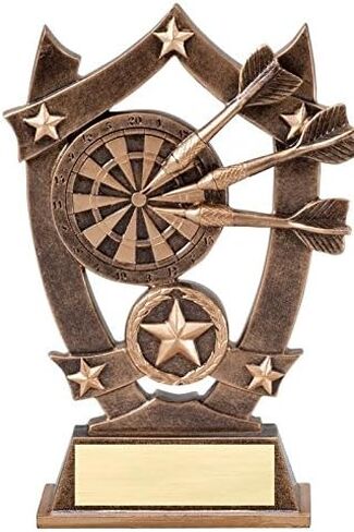 جوائز Decade Darts ثلاثية الأبعاد لنجوم الرياضة الذهبية - بطول 6.25 بوصة | جائزة النجمة المحفورة - خصصها الآن in Saudi Arabia