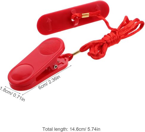 Treadmill Emergency Stop Switch Replacement Key Treadmill Safety Key with Dual Insert Fitness Equipment in Saudi Arabia