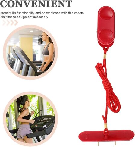 Treadmill Emergency Stop Switch Replacement Key Treadmill Safety Key with Dual Insert Fitness Equipment in Saudi Arabia