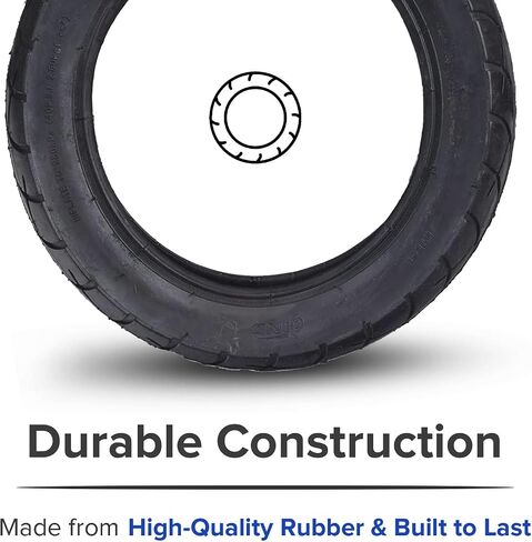 إطار مداس عريض 12-1/2x2-1/4 من AlveyTech لسكوتر الحلاقة الكهربائي وSport Mod - (57-203/62-203) إطار عريض هوائي KF821 من أجل الثبات والجر in Saudi Arabia