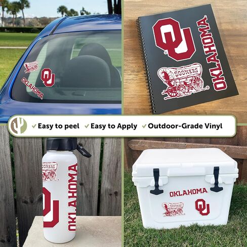 Desert Cactus The University of Oklahoma Sticker Sooners Vinyl Decals Laptop Water Bottle Car Scrapbook T5 (Type 5-1) in Saudi Arabia