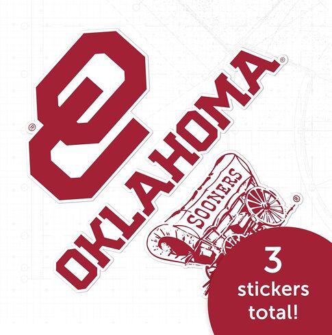 Desert Cactus The University of Oklahoma Sticker Sooners Vinyl Decals Laptop Water Bottle Car Scrapbook T5 (Type 5-1) in Saudi Arabia
