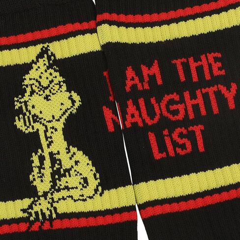 Bioworld The Grinch Themed Mens Athletic Crew 3 Pack in Saudi Arabia